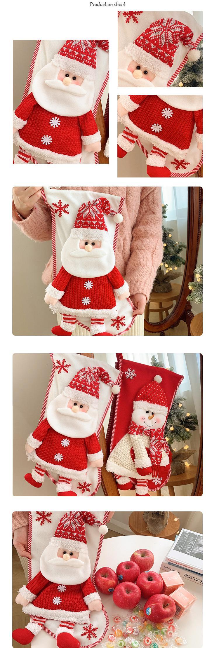 Christmas Stocking, Santa Gift, Christmas Tree, Decorative, Stocking, Ornament, Christmas Gift, Christmas Socks, Candy Box, Decoration, Store, Reindeer, Santa, Snowman, Santa Claus, Christmas Kids - MyFaceUnderwearAU