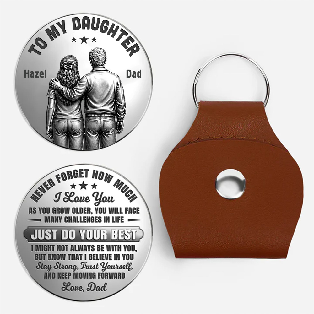 [3D Printing Effect] Custom Pocket Hug for Son/Daughter - Just Do Your Best - MyFaceUnderwearAU
