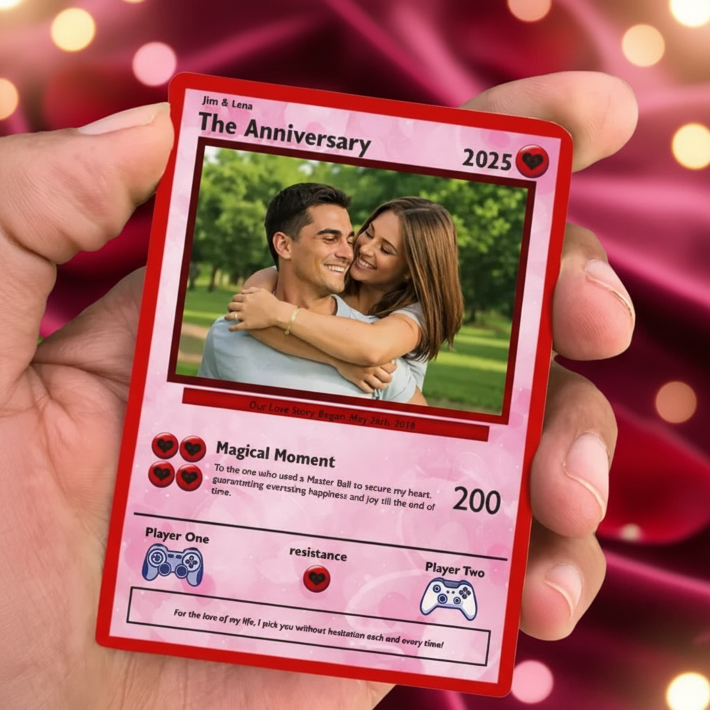 Personalized Valentine��s Day Power Couple Card, Custom Anniversary Ca