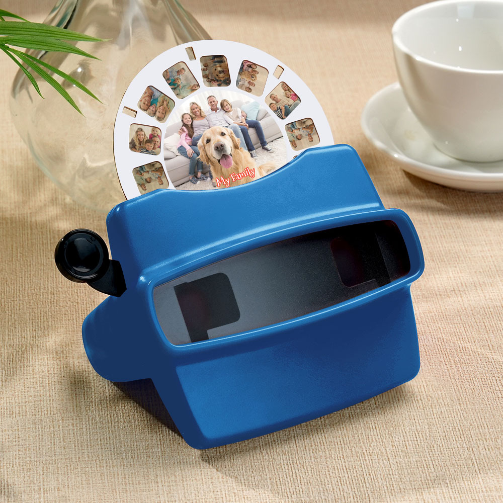 Custom 3D Viewfinder and Reel – Personalized Christmas Gifts Text and Photo Viewer with Your Own Photos