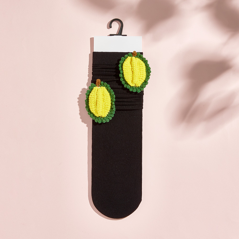 Multi-Style Knitted Fruit Flower Socks Colorful Socks