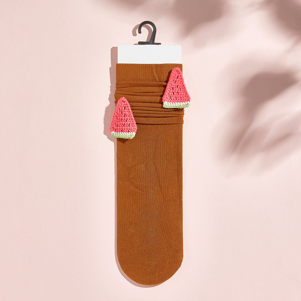 Multi-Style Knitted Fruit Flower Socks Colorful Socks - MyFaceUnderwearAU