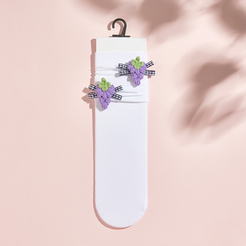 Multi-Style Knitted Fruit Flower Socks Colorful Socks - MyFaceUnderwearAU