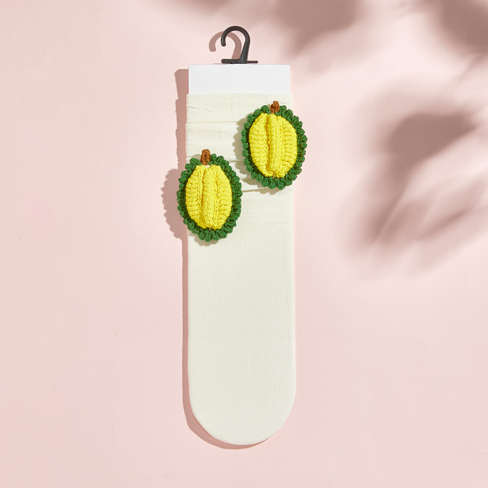 Multi-Style Knitted Fruit Flower Socks Colorful Socks - MyFaceUnderwearAU