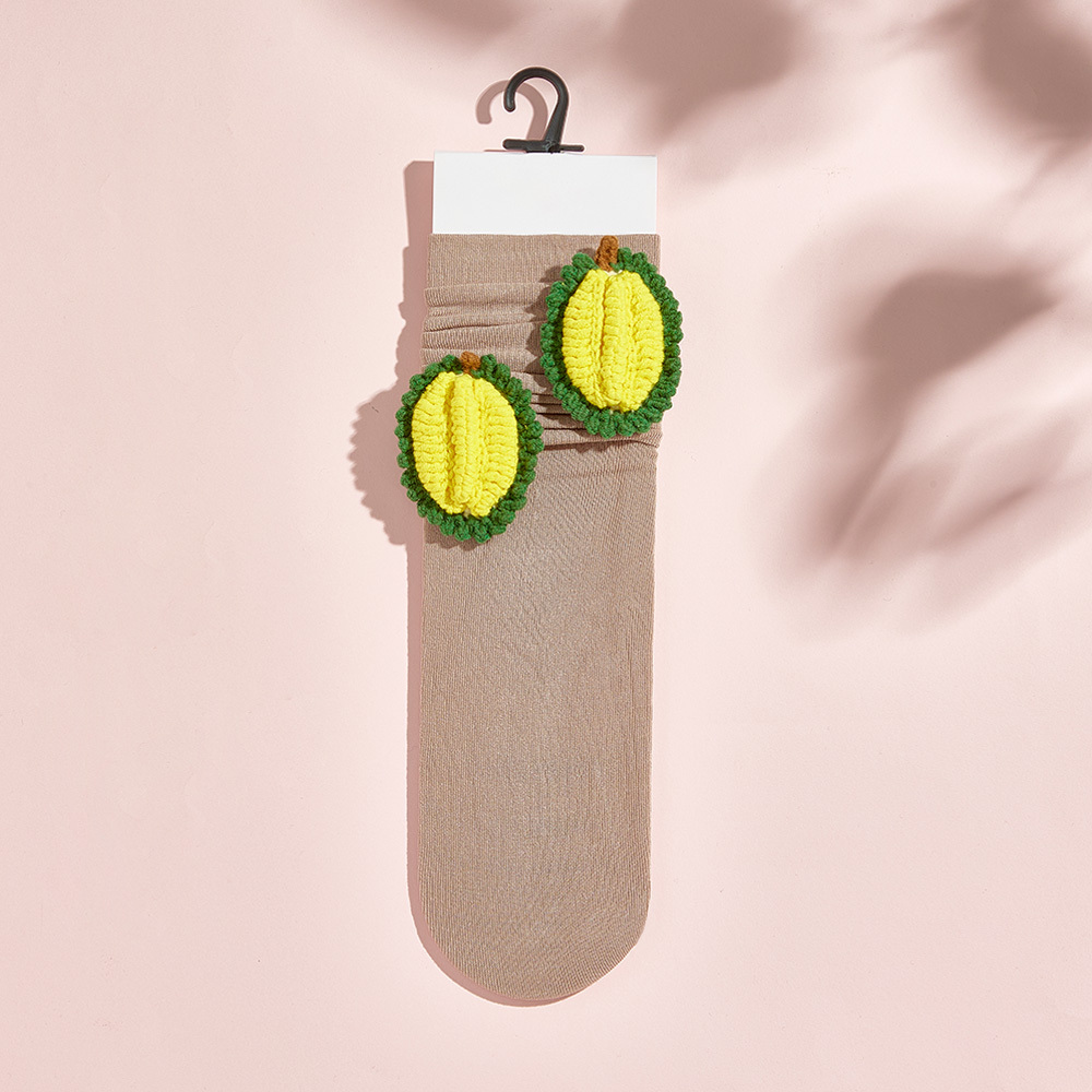 Multi-Style Knitted Fruit Flower Socks Colorful Socks - MyFaceUnderwearAU