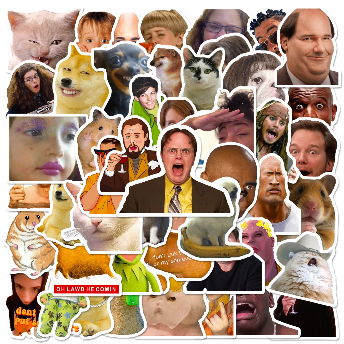 Funny Card Stickers - MyFaceUnderwearAU
