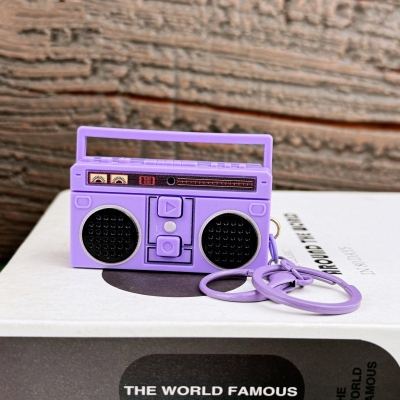 Mini Retro Classic Tape Recorder Keychain Nostalgic Old-Style Multi-Color RecorderKeychain (Including Button Batteries) - MyFaceUnderwearAU