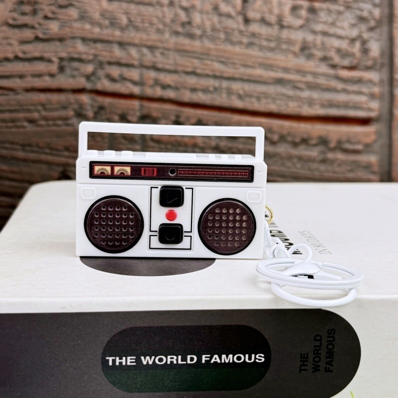 Mini Retro Classic Tape Recorder Keychain Nostalgic Old-Style Multi-Color RecorderKeychain (Including Button Batteries) - MyFaceUnderwearAU