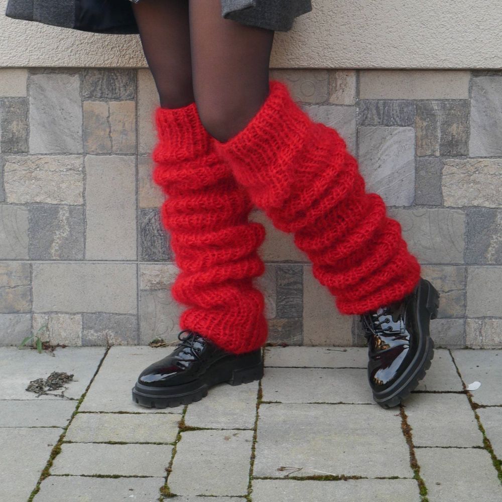 Knitted Over The Knee Socks Women Winter Leg Warmers Long Tube Pile Socks - MyFaceUnderwearAU