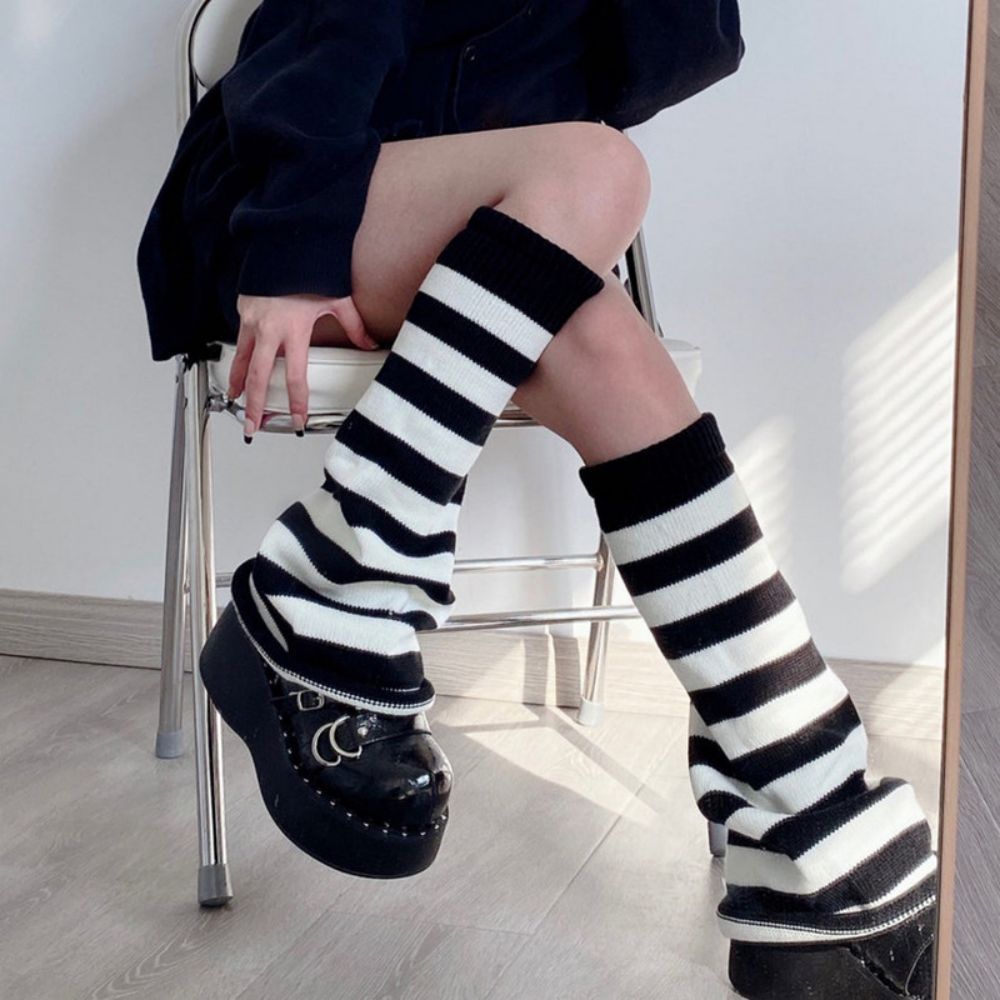Mid Tube Knitted Pile Socks Womens Wide Leg Winter Warm Wool Socks - MyFaceUnderwearAU
