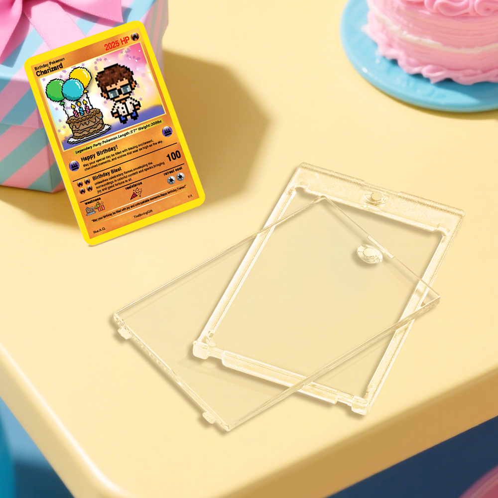 Custom Birthday Poke Card Cartoon Card Choose your Own Style Perfect Gift Idea for Birthday - MyFaceUnderwearAU