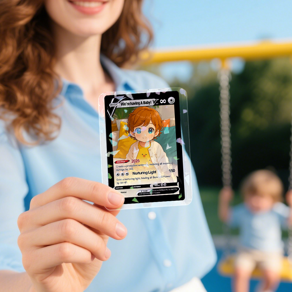 Custom Cute Baby Character Card Personalized Card Gift For Children Custom Presents - MyFaceUnderwearAU