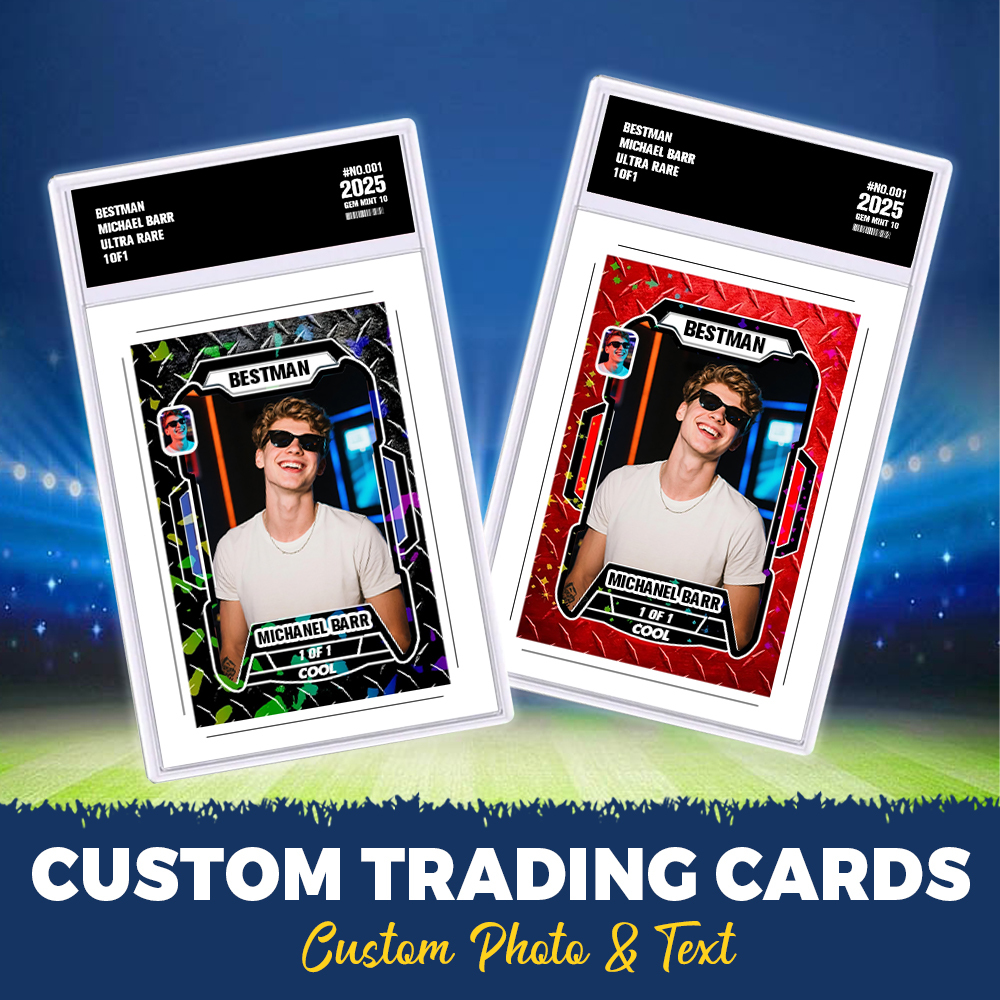 Custom Poke Card Sport Portrait from Photo Personalized Sports-Themed Trainer Card with Custom Name & Stats Unique Gift for Athletes & Fans - MyFaceUnderwearAU