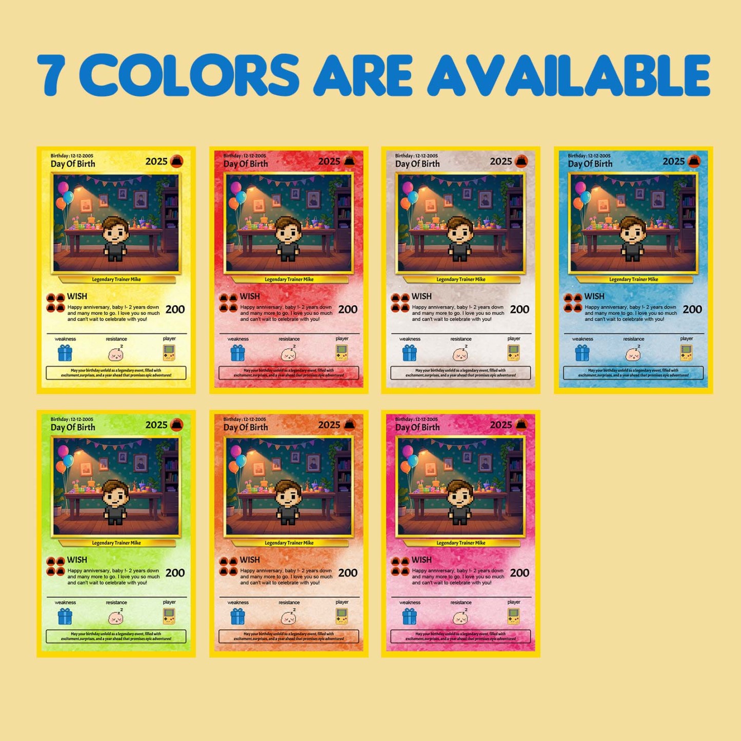 Custom Photo Birthday Cards Personalized Card For Kid Birthday Gift Boyfriend Gift Birthday Keepsake Happy Birthday Poke Card - MyFaceUnderwearAU