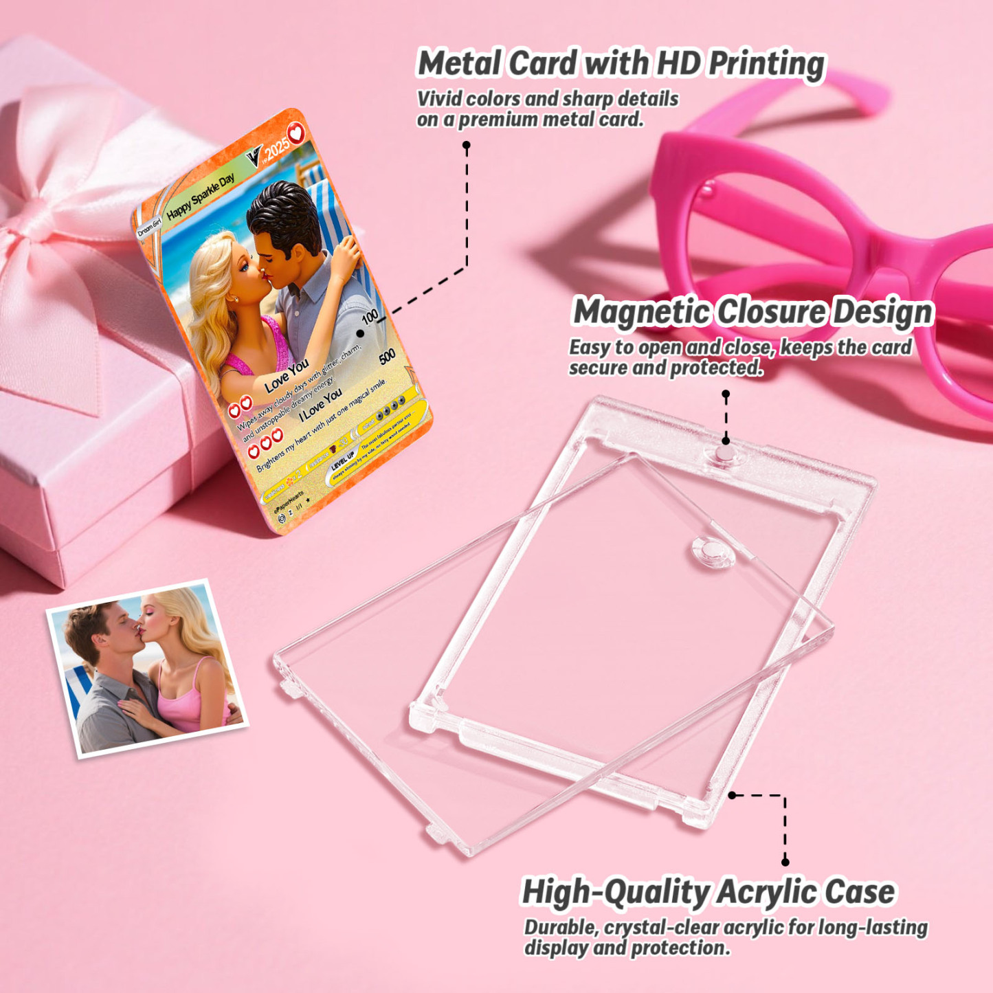 Custom Photo Birthday Cards Personalized Card For Kid Birthday Gift Boyfriend Gift Birthday Keepsake Happy Birthday Poke Card - MyFaceUnderwearAU