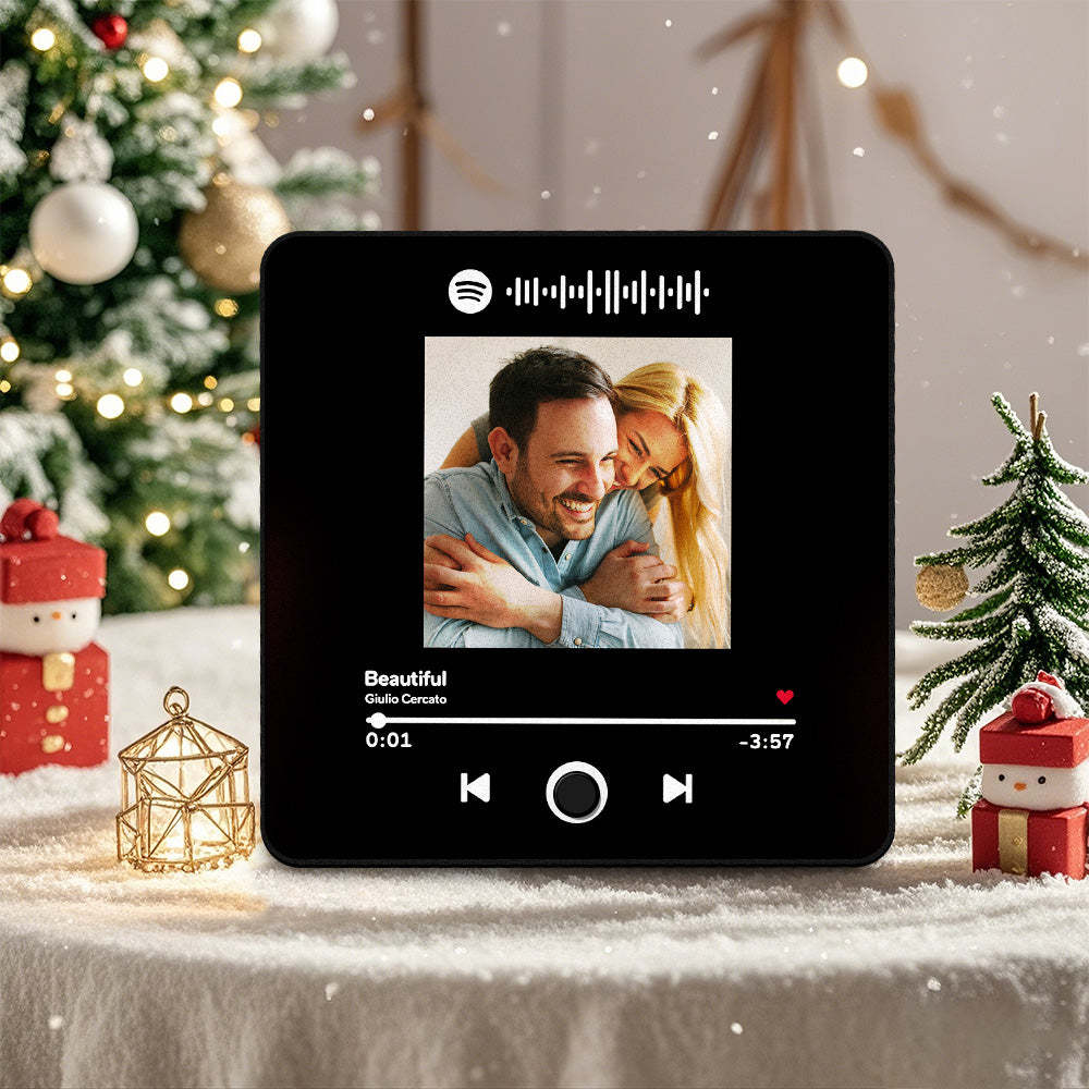 Custom Photo Album Music Fridge Magnet Custom Phone Spotify Music Fridge Magnet Pro Christmas Gifts