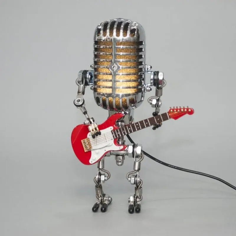 A Good Choice For Christmas Gifts-Metal Microphone Lamp - MyFaceUnderwearAU