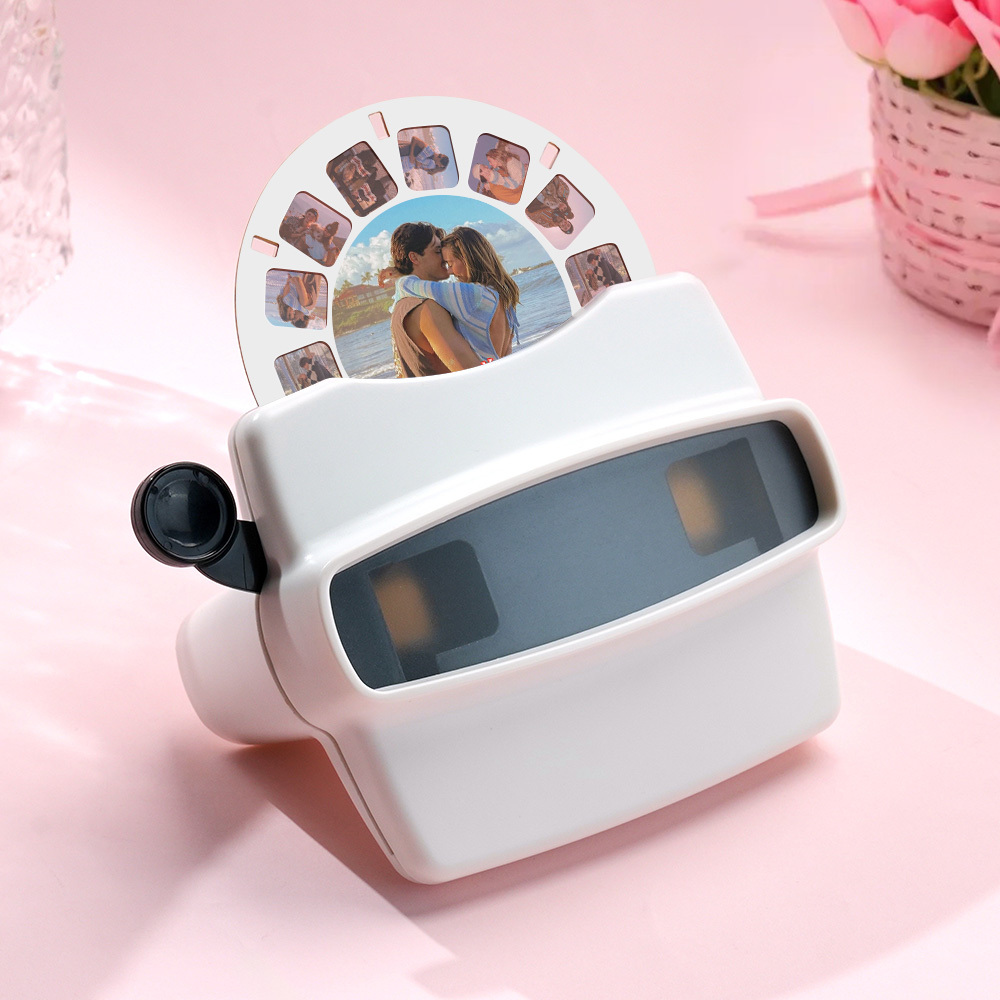 Custom 3D Viewfinder and Reel Personalized Text and Photo Viewer with Your Own Photos Happy Time Record - MyFaceUnderwearAU