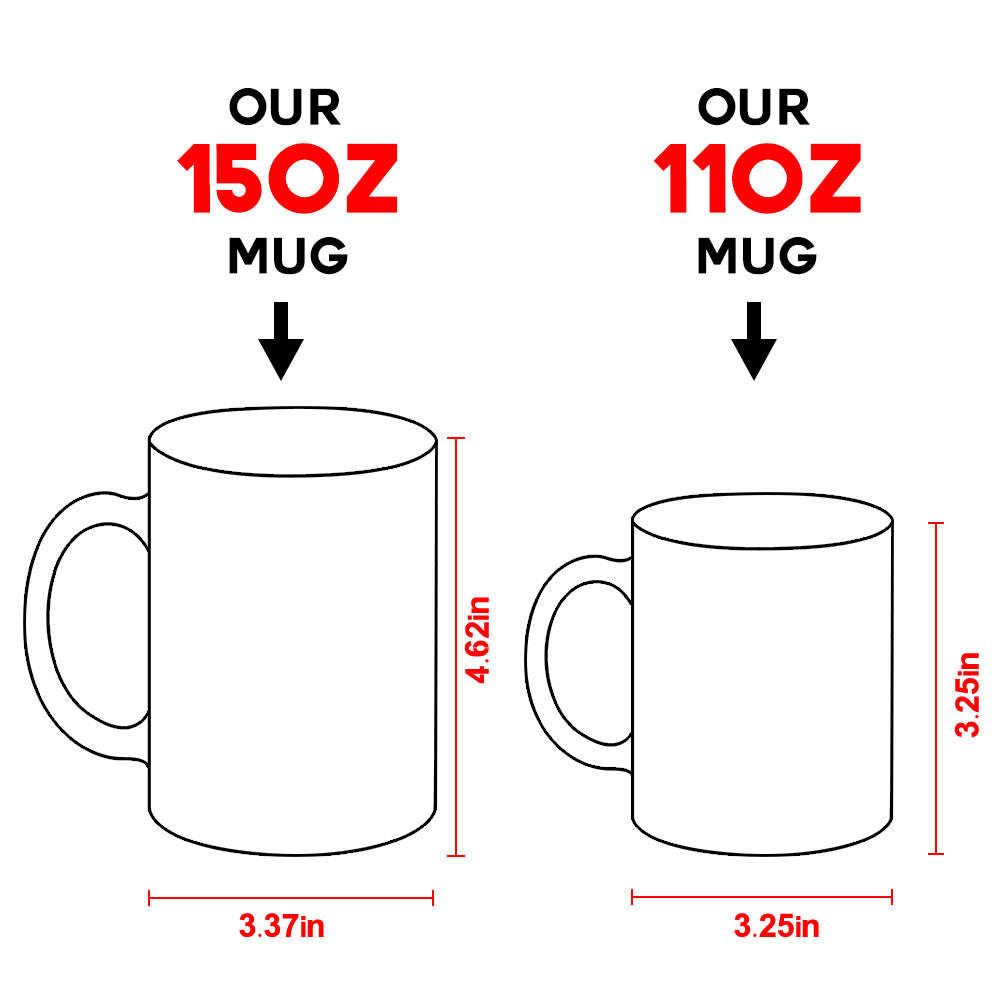 Gifts for Him Custom 1-6 Kids Personalized Names 3D Inflated Effect Printed Mug Father's Day Gifts