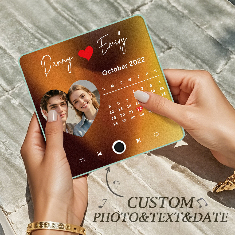 Custom Photo and Name Album Music Fridge Magnet Christmas Gifts Custom Phone Spotify Music Fridge Magnet Pro