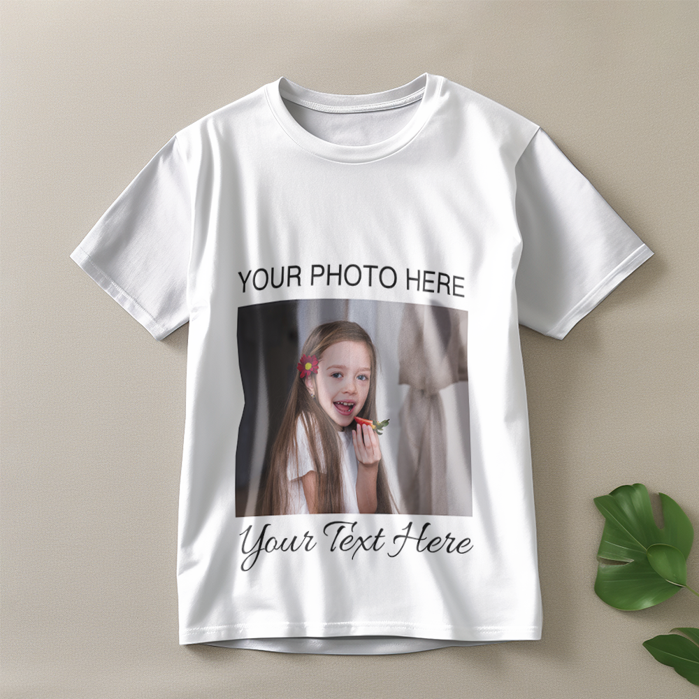 Custom Photo Vintage Tee Personalized Name T-shirt for Men Unique 90s Vintage Shirts - MyFaceUnderwearAU