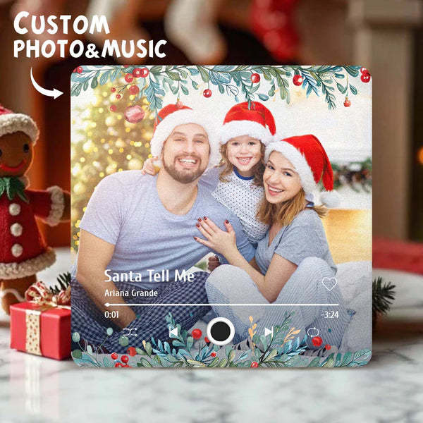 Custom Photo Album Music Fridge Magnet Custom Phone Spotify Music Fridge Magnet Pro Christmas Gifts For Family