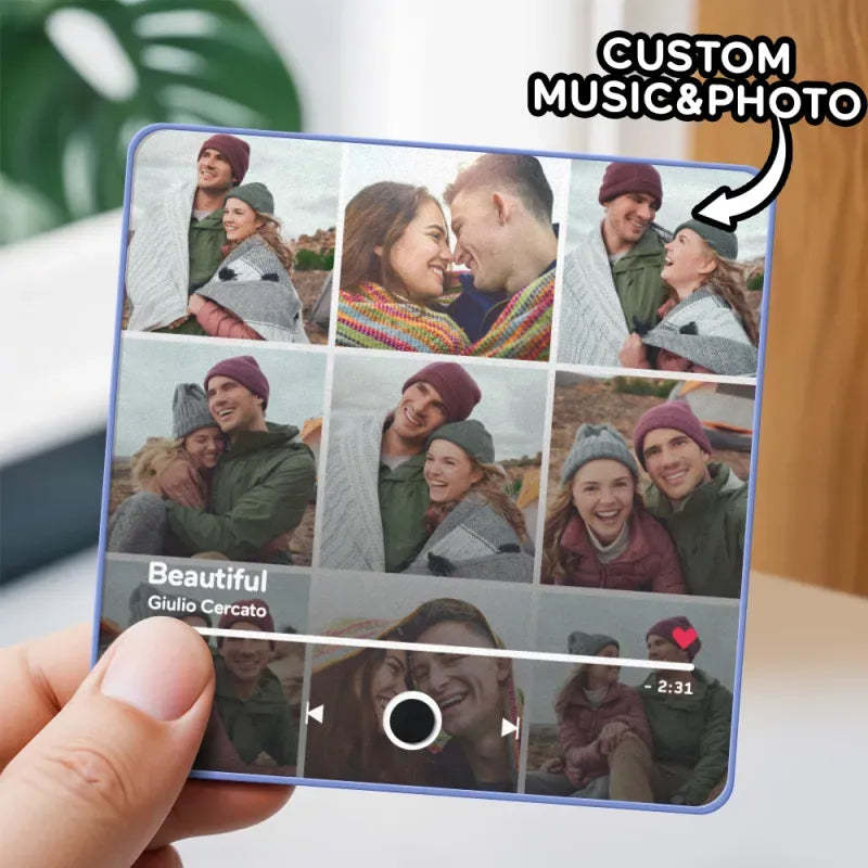 Custom Photo Album Music Fridge Magnet Custom Phone Spotify Music Fridge Magnet Pro Christmas Gifts For Family