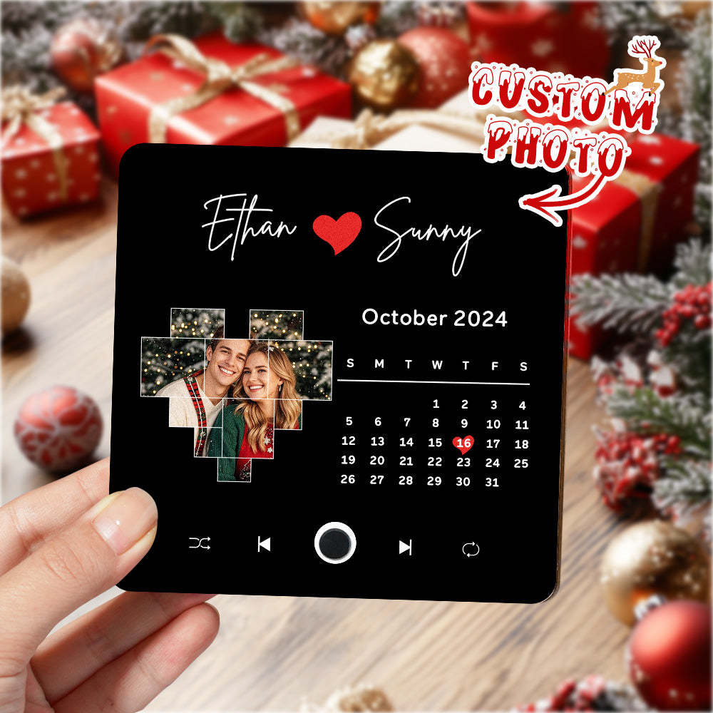 Custom Photo Album Music Fridge Magnet Custom Phone Spotify Music Fridge Magnet Pro Christmas Gifts