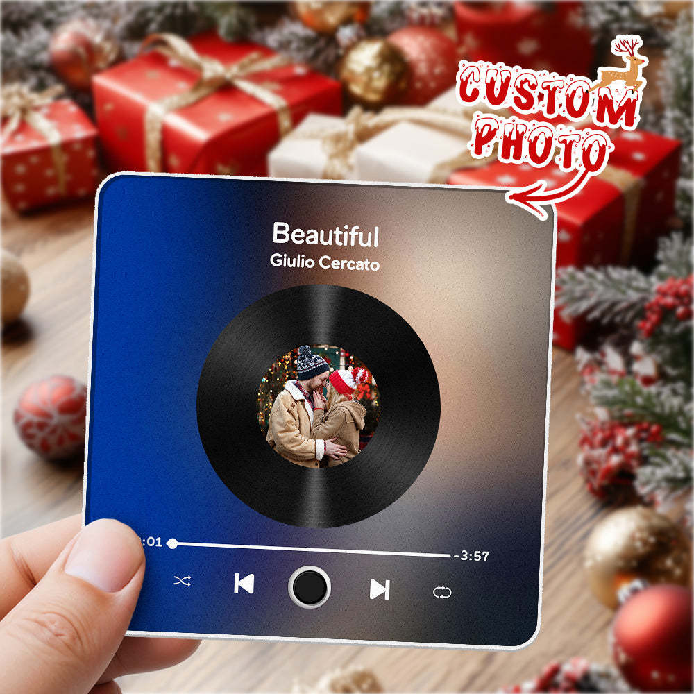 Custom Photo Album Music Fridge Magnet Custom Phone Spotify Music Fridge Magnet Pro Christmas Gifts For Family