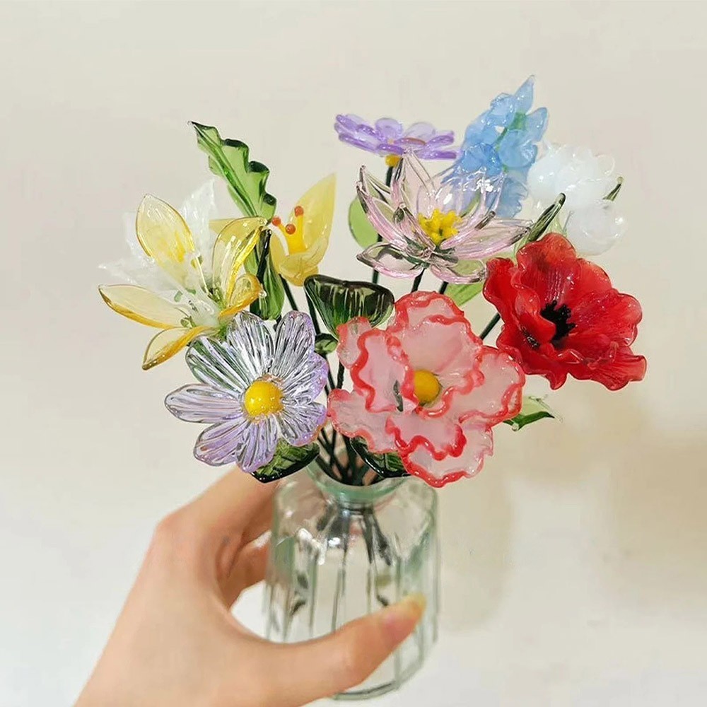 Custom Glass Birth Month Flower Gift For Mom Grandma Mother's Day Gift - MyFaceUnderwearAU