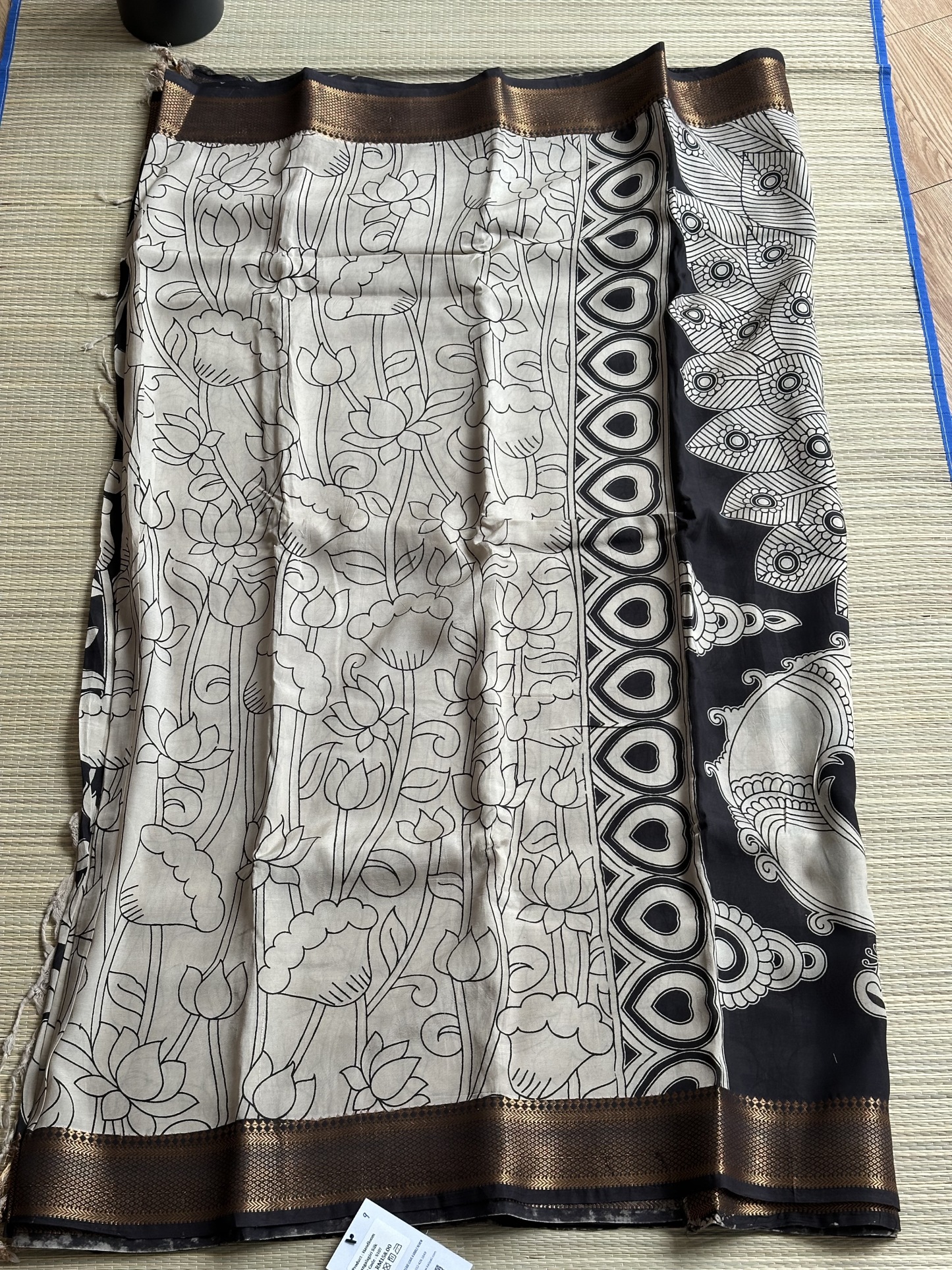 Mangalagiri Silk with Kalamkari (9)