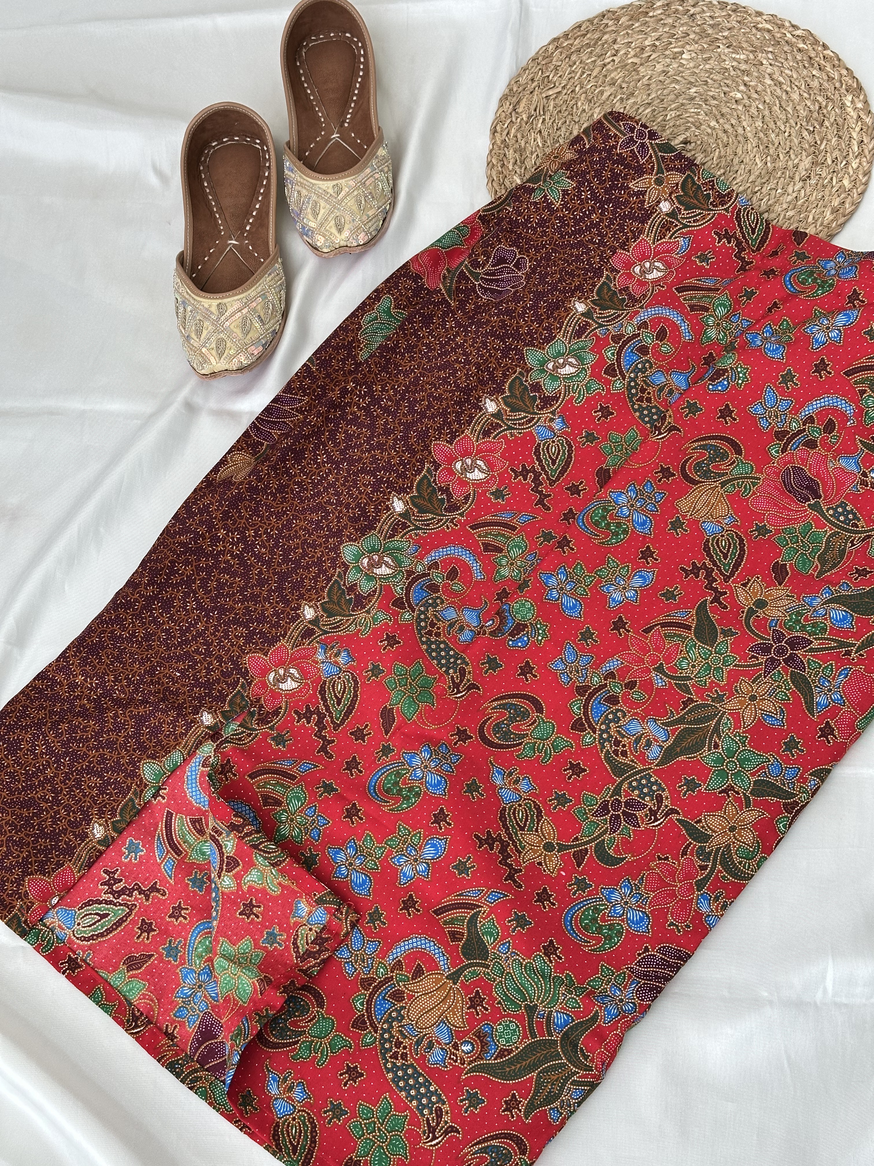 Sarong Midi Pencil Skirt (Size L)