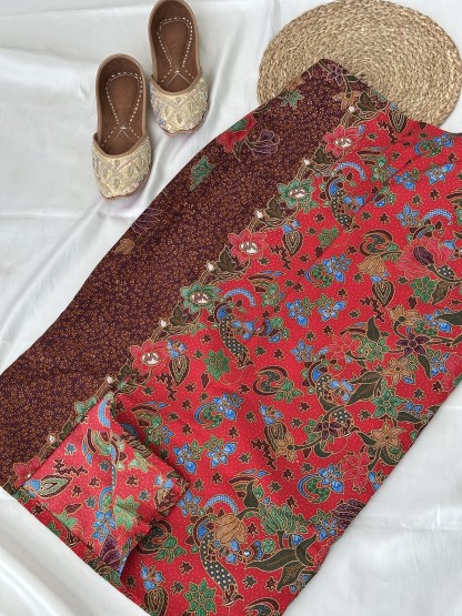 Sarong Midi Pencil Skirt (Size L)