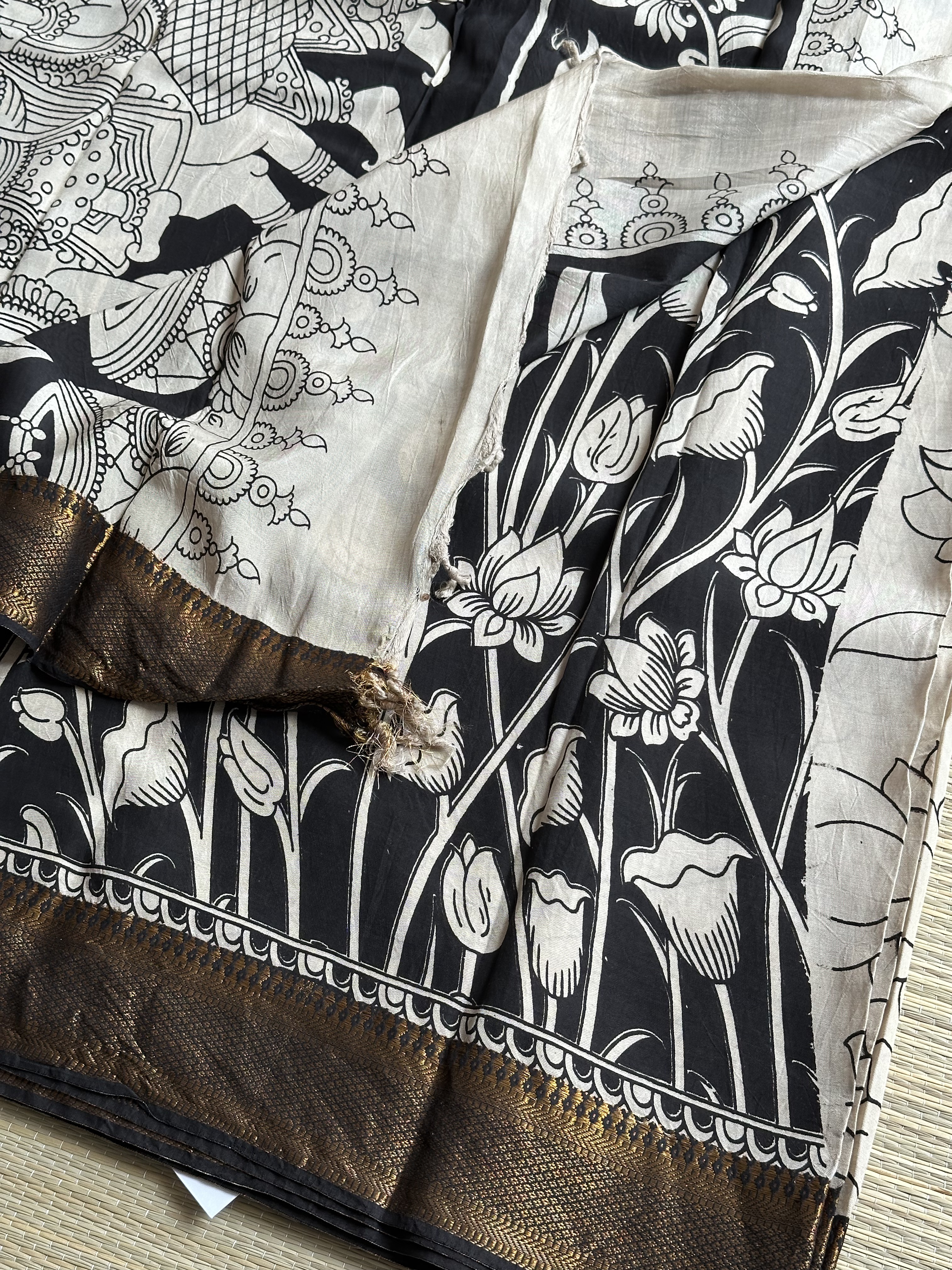 Mangalagiri Silk with Kalamkari (6)