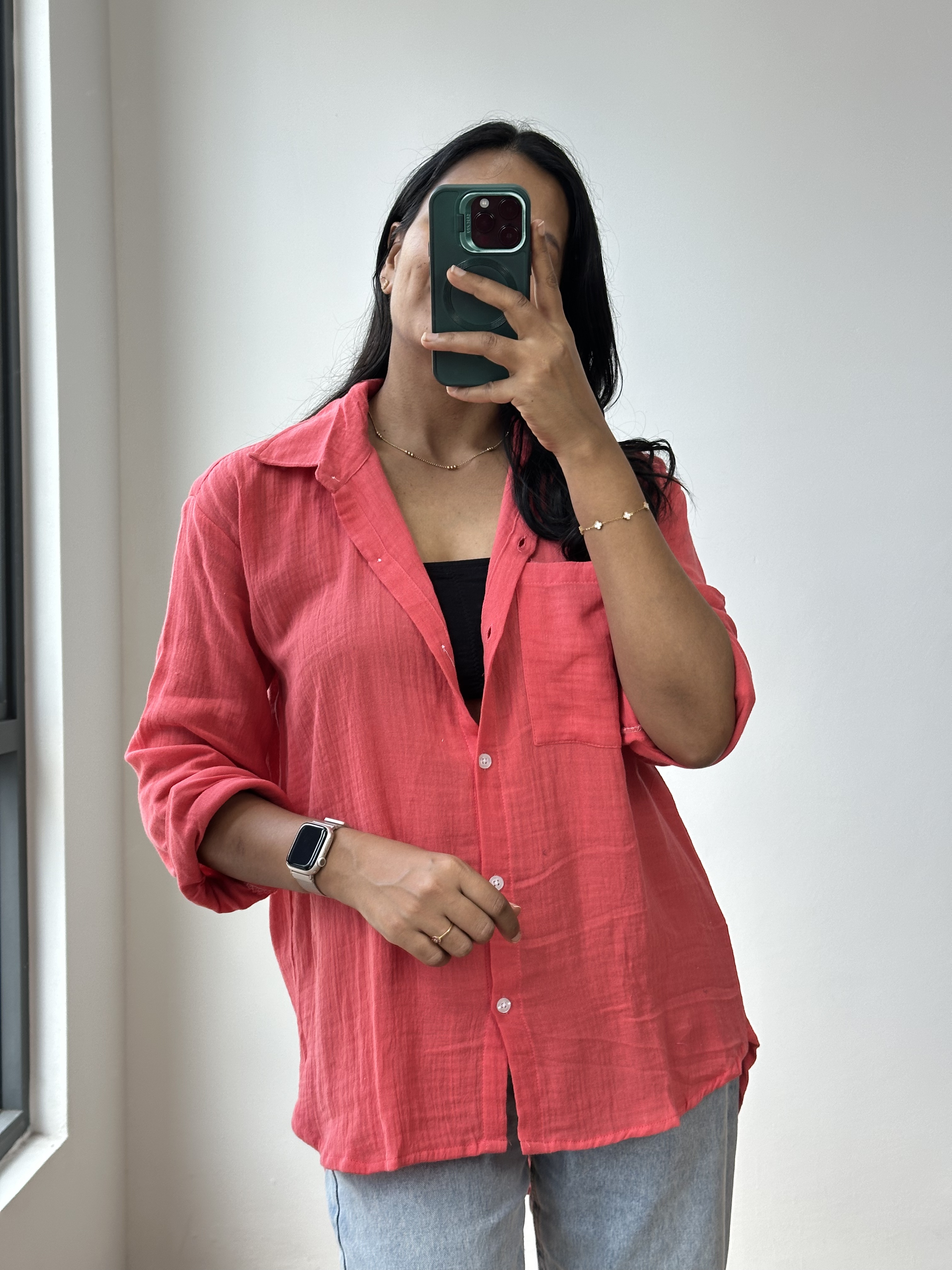 Baggy Long Mul Shirt