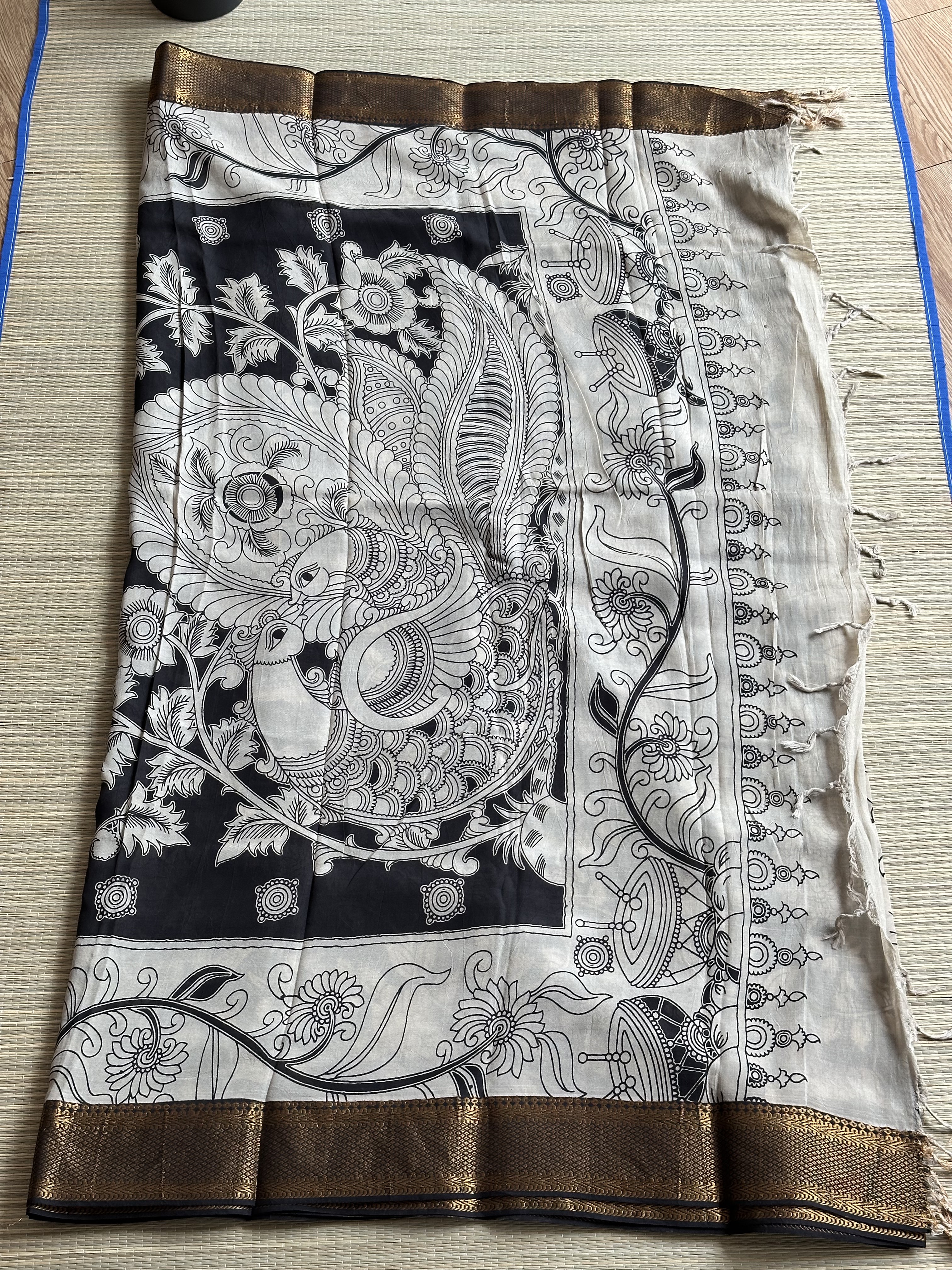 Mangalagiri Silk with Kalamkari (5)