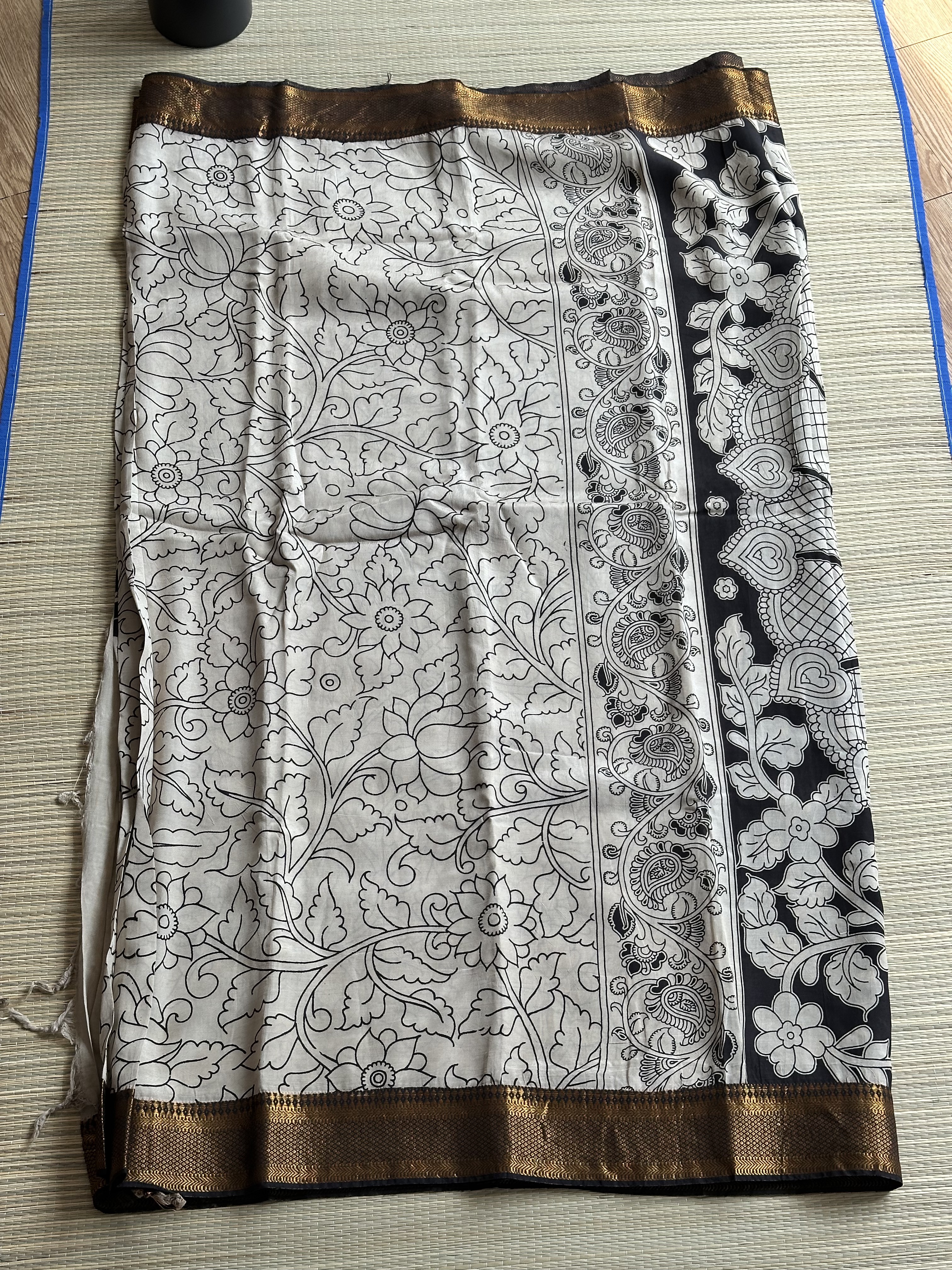 Mangalagiri Silk with Kalamkari (2)