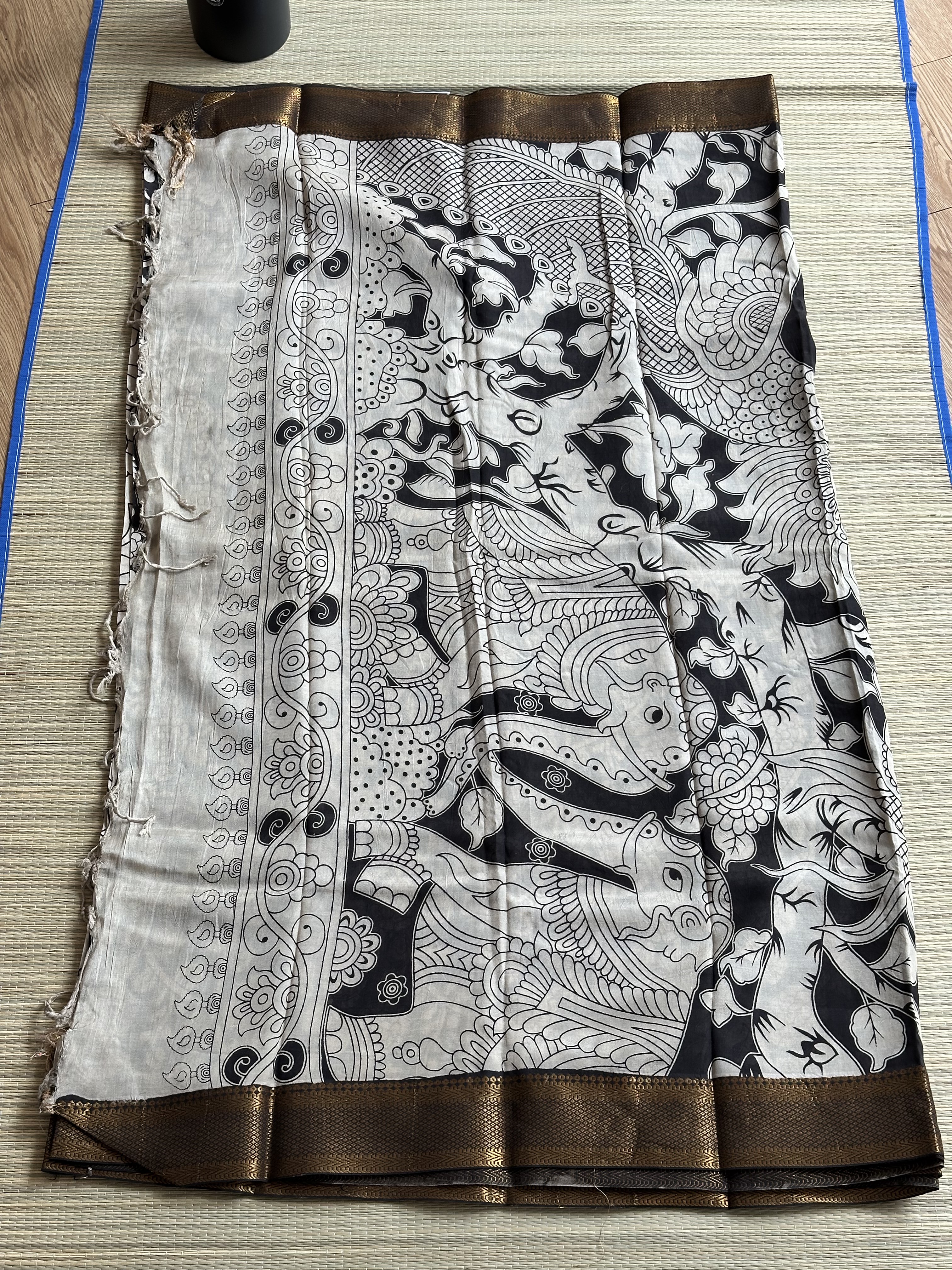 Mangalagiri Silk with Kalamkari (7)