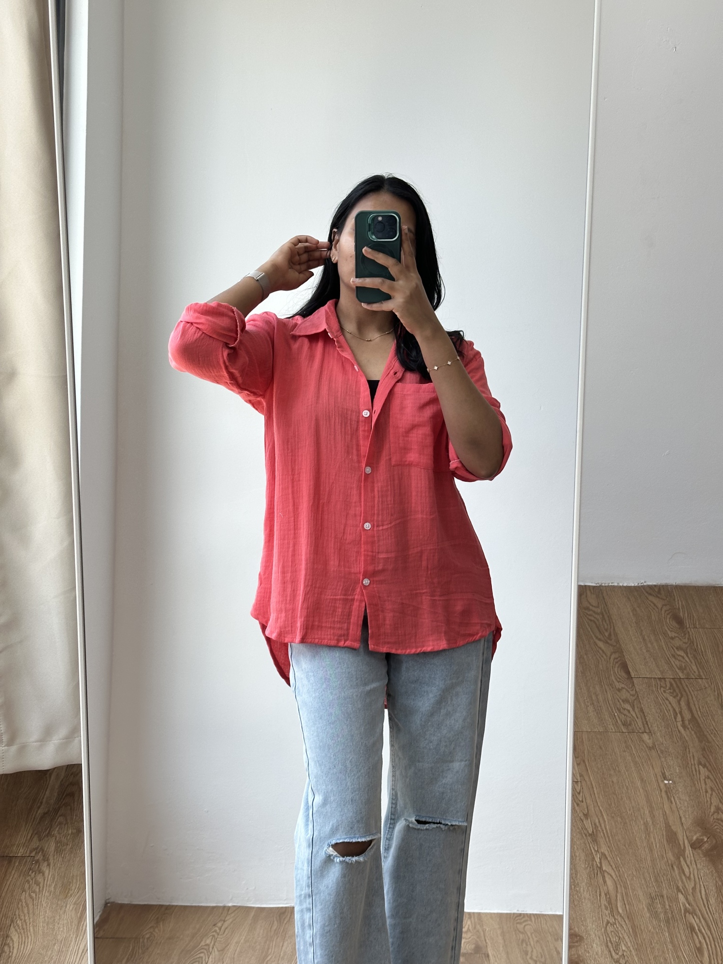 Baggy Long Mul Shirt