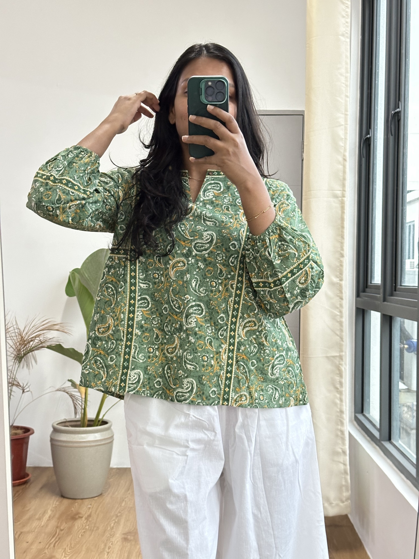 Long Sleeve Cotton Tunic