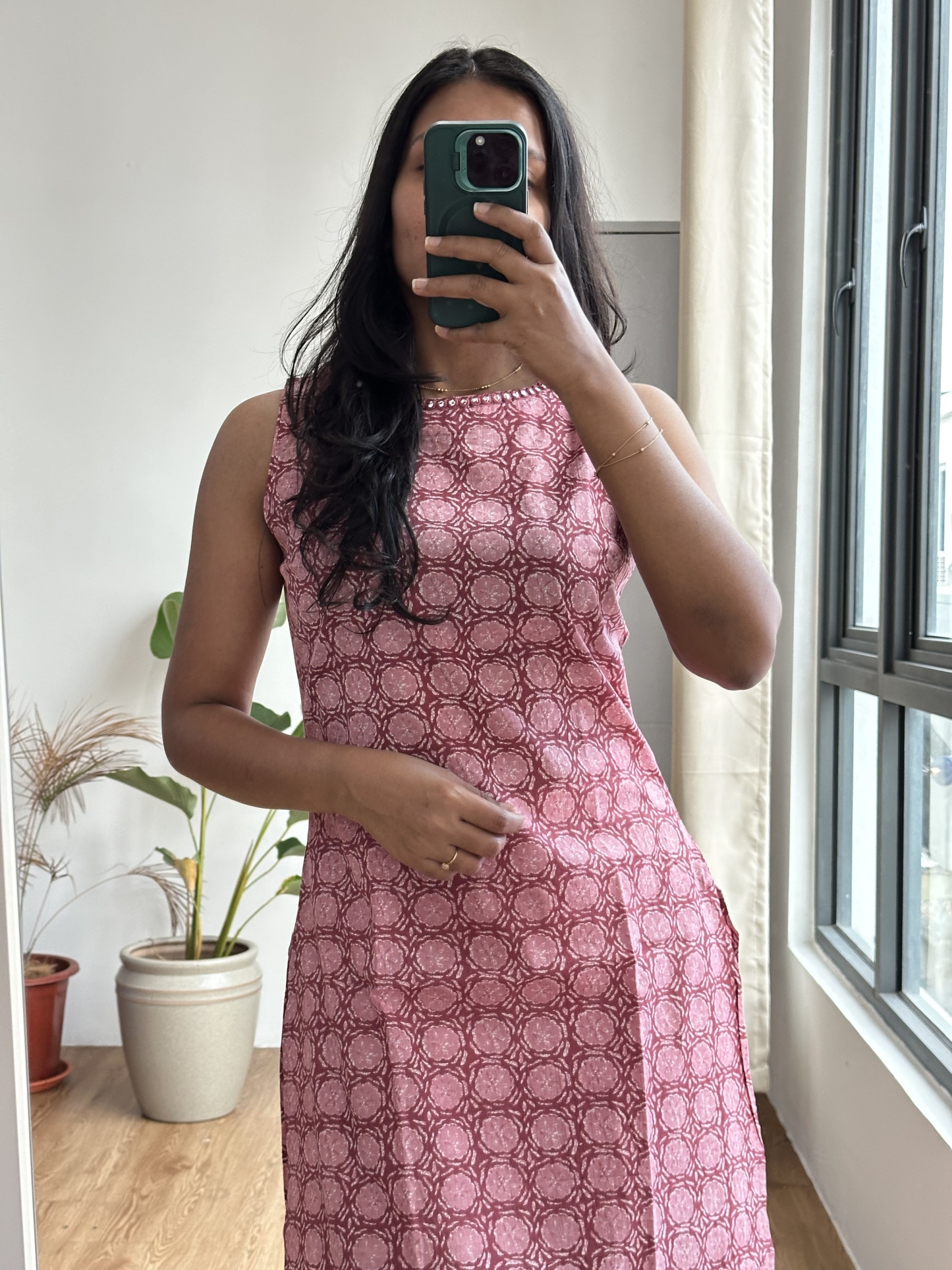 Sleeveless Cotton Kurta