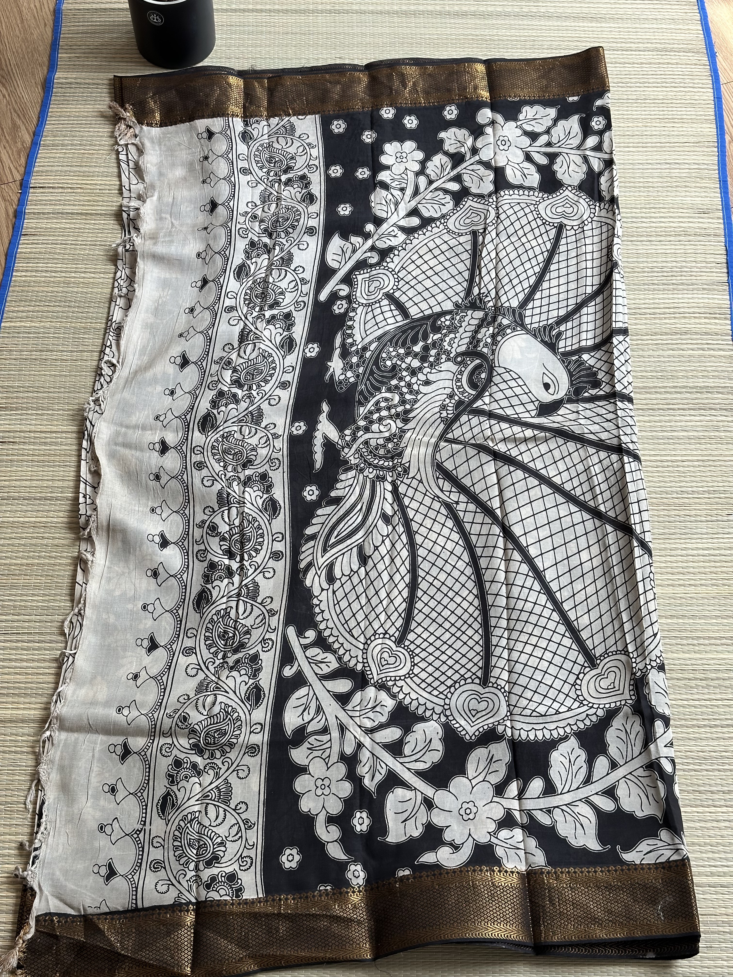 Mangalagiri Silk with Kalamkari (3)