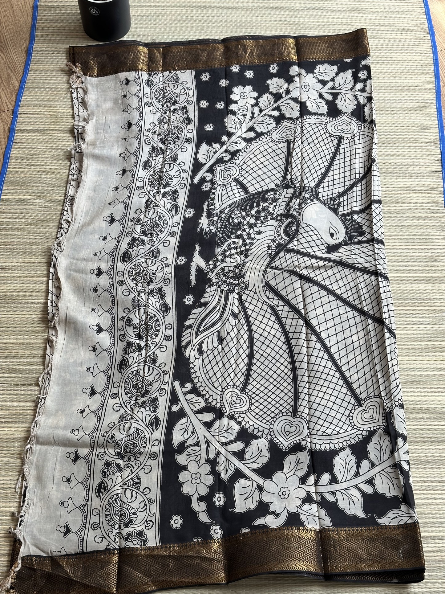 Mangalagiri Silk with Kalamkari (3)