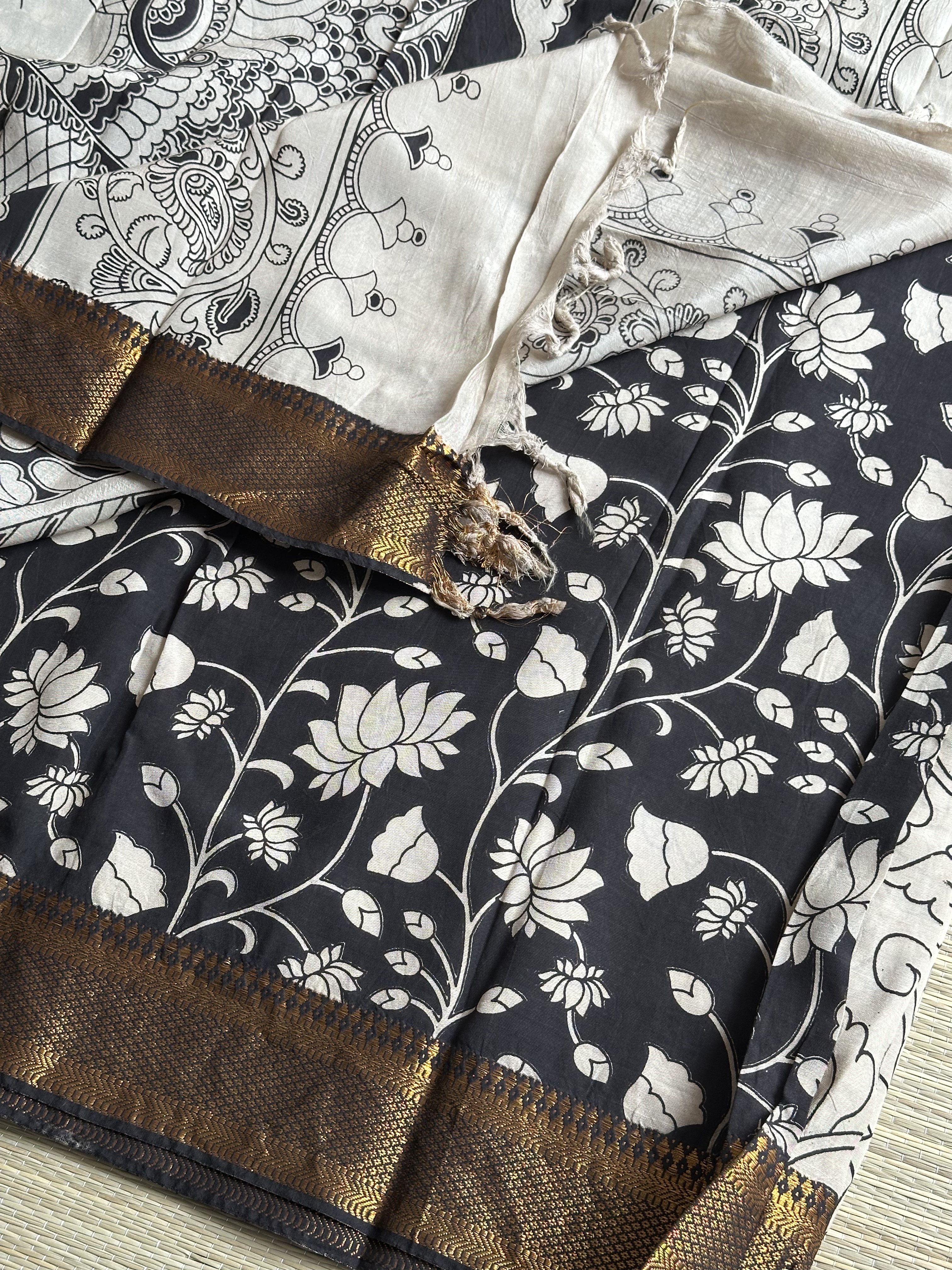 Mangalagiri Silk with Kalamkari (2)
