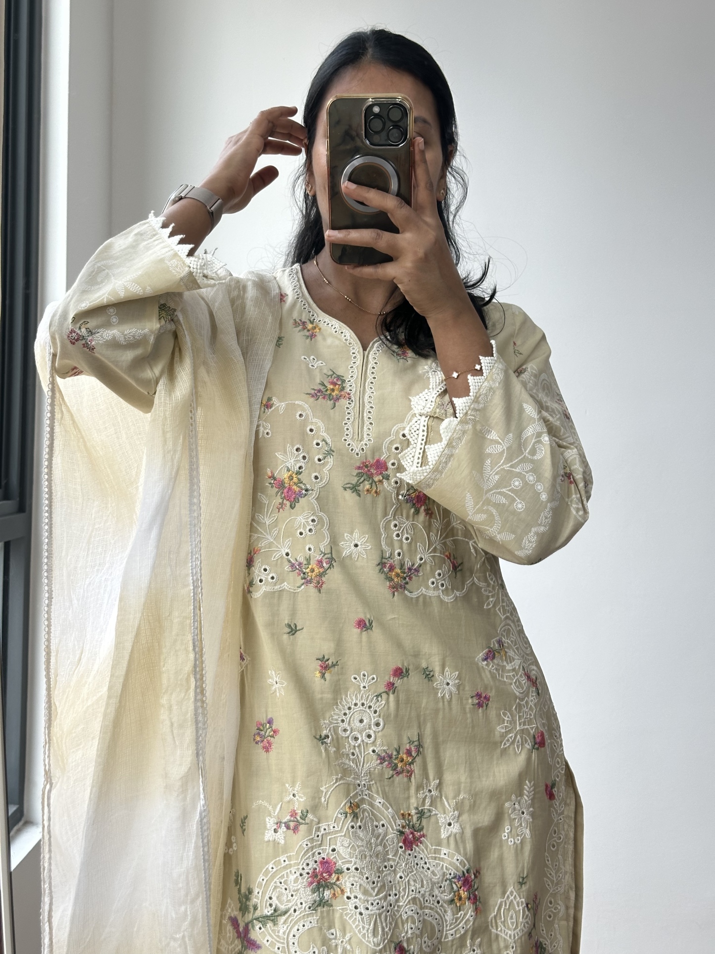 Lucknowi Kurta Set