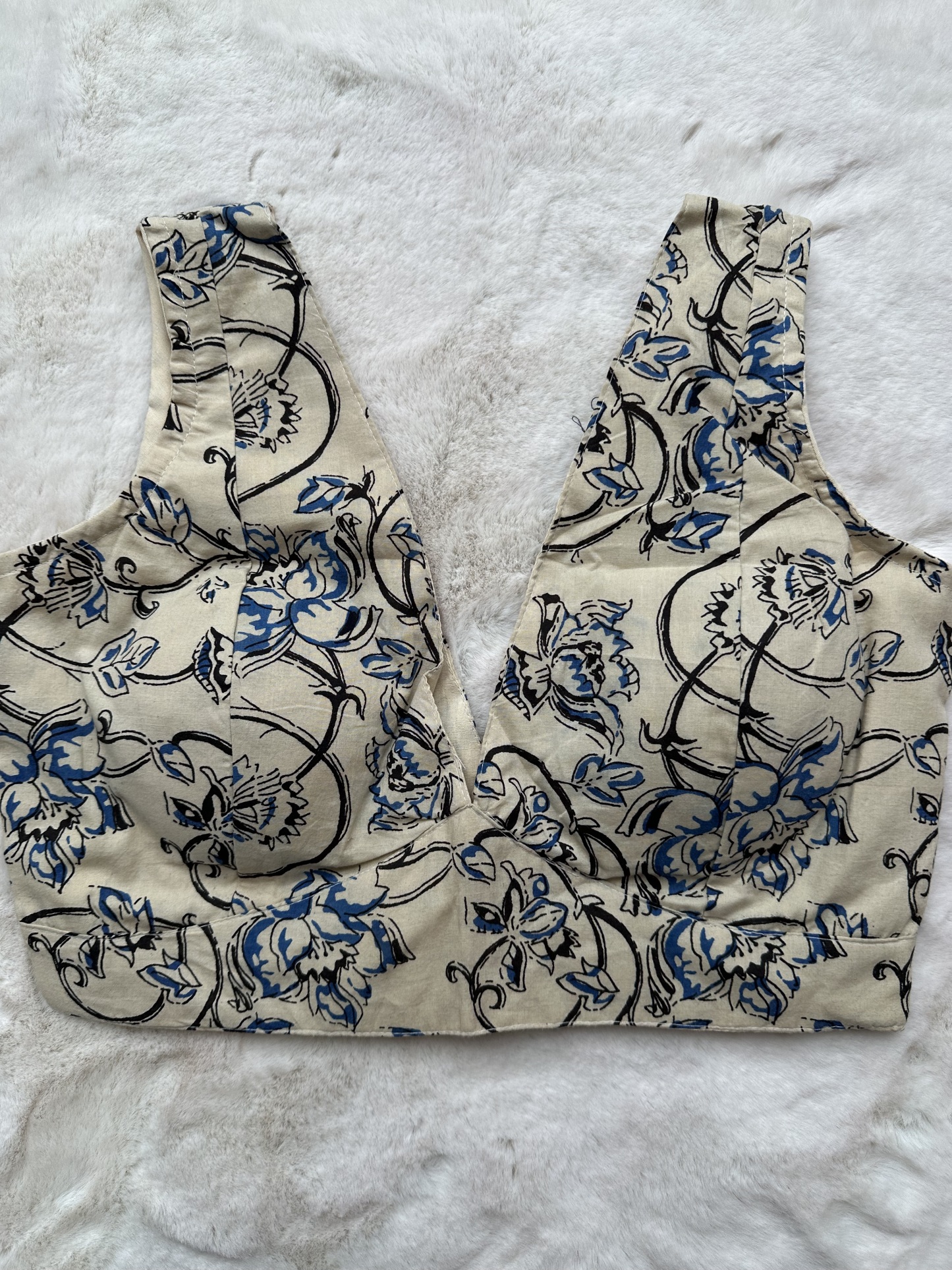 Cotton Ajrakh Blouse