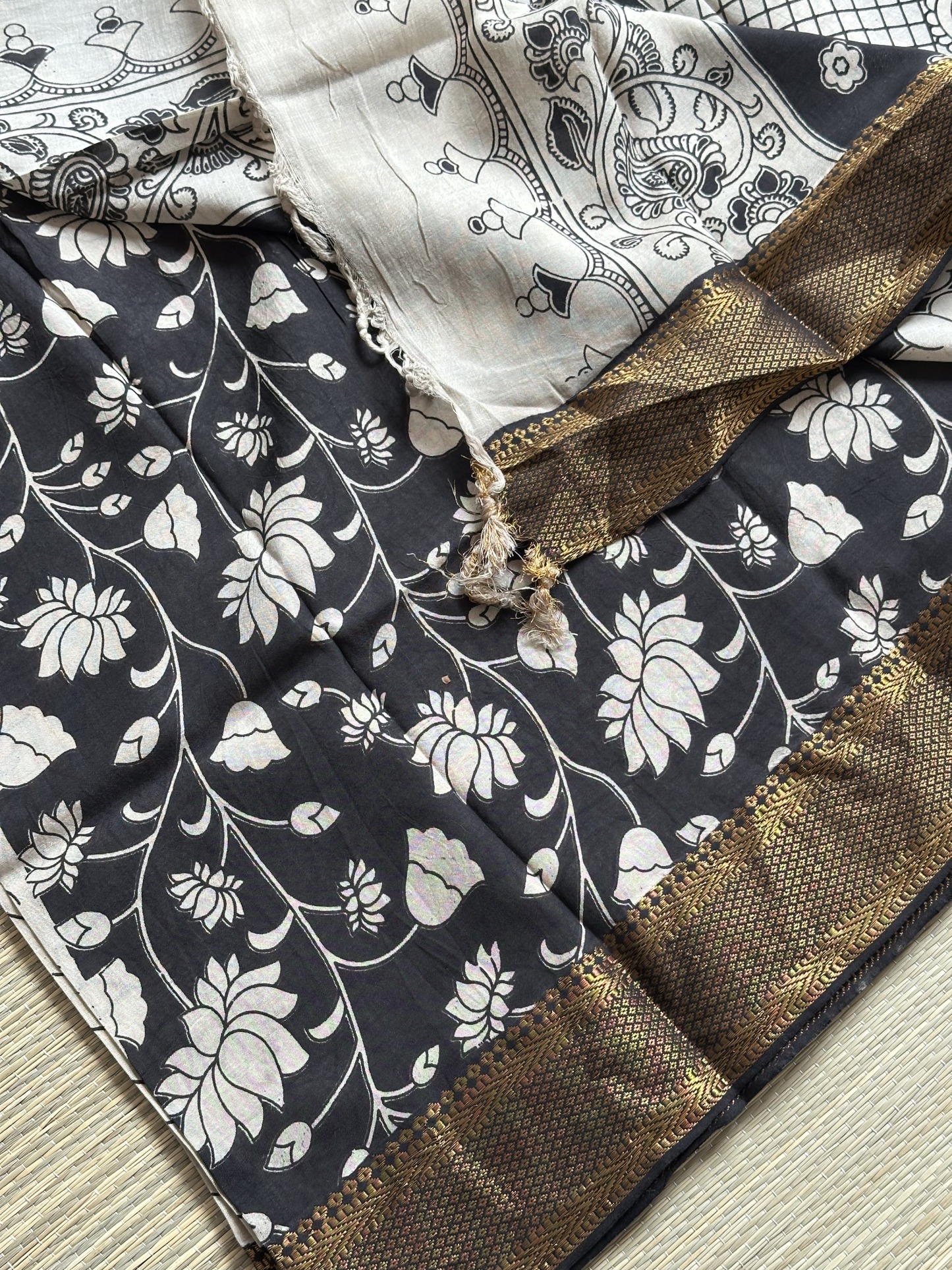 Mangalagiri Silk with Kalamkari (3)