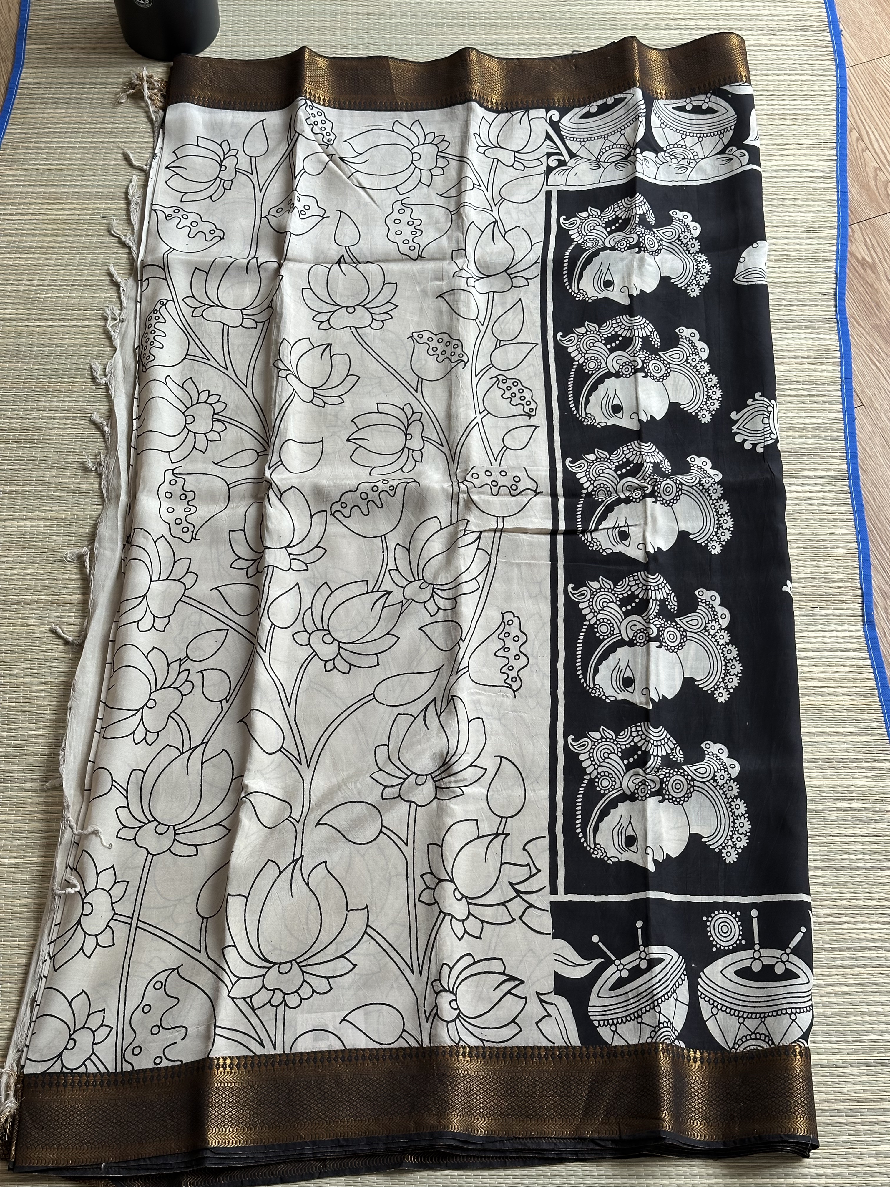 Mangalagiri Silk with Kalamkari (6)