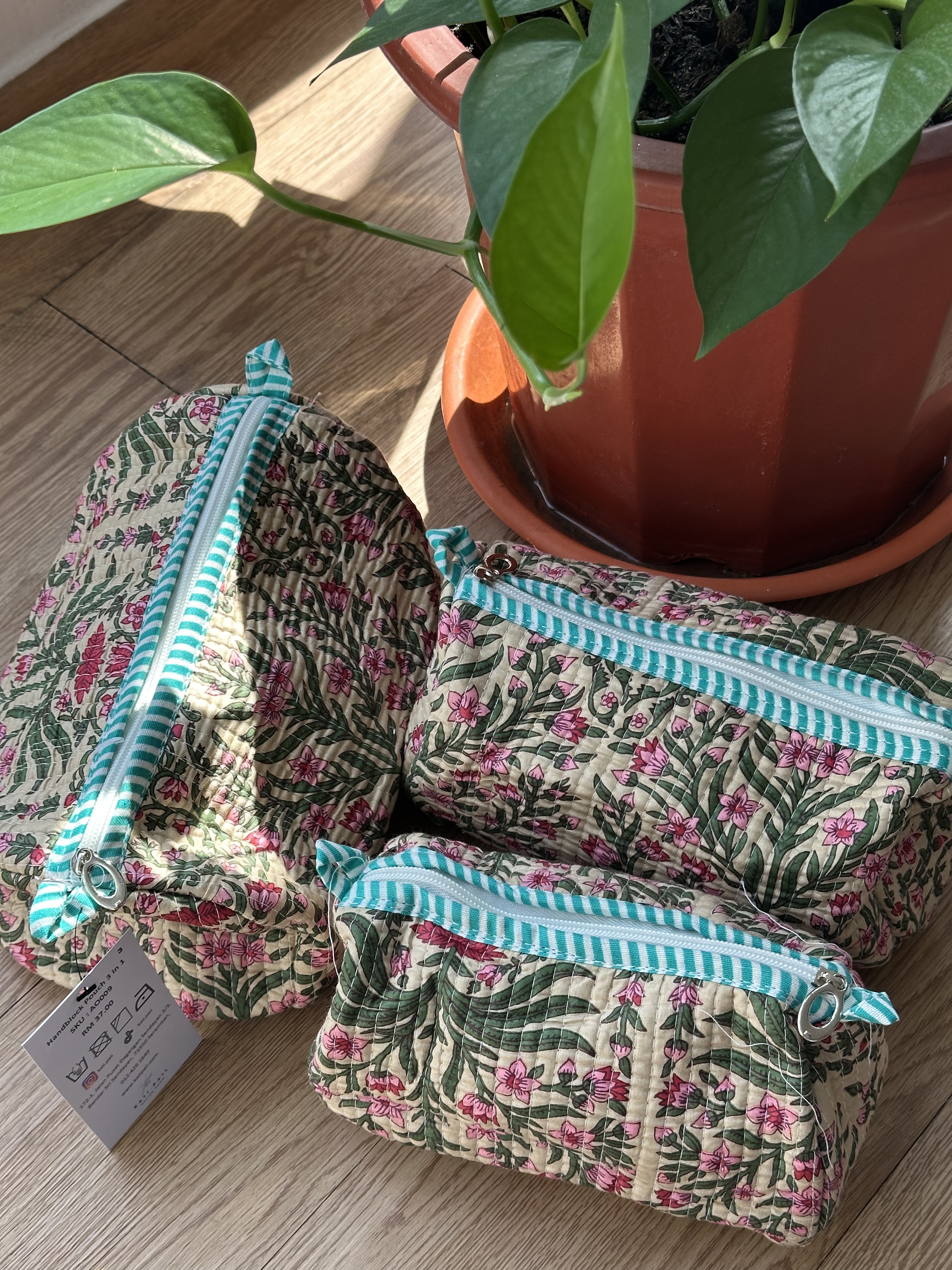 Handblock Pouch 3 in 1