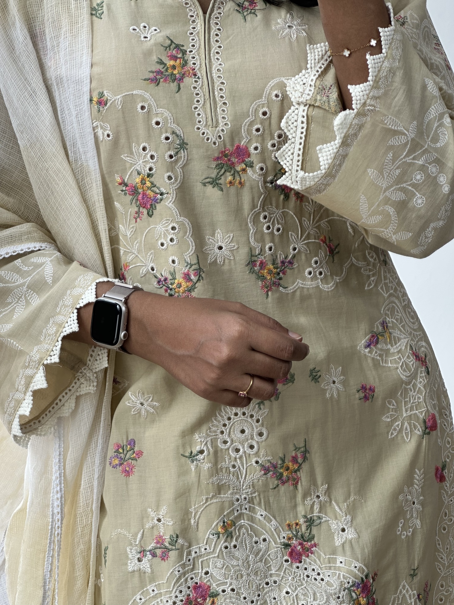 Lucknowi Kurta Set
